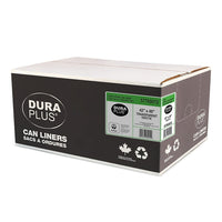 DuraPlus Can Liner - LLDPE - 42" x 48" - Strong - Transparent - 100 Pack-Strength: Strong