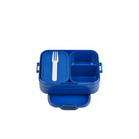 Mepal Bento Box - Midi - 7.3 x 4.7 x 2.5" - Vivid Blue-Dishwasher Safe