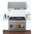 KUCHT KRH4820A 48" 1200 CFM Under‑Cabinet Range Hood - Stainless Steel-Pro-style range hood features 3 powerful blowers up to 1200 CFM that will give you different levels of airflow and capture smoke and cooking odours in a quiet operation