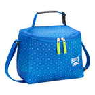 Roots Insulated Lunch Bag - 8 L - Blue Ombre-Multiple Carrying Options: Features an adjustable shoulder strap and a quick-release buckle handle for versatile and comfortable carrying