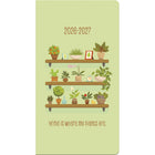 DateWorks 2026-2027 Monthly Pocket Planner - 3.5" x 6.5" - Plant Lover - English-6.5" x 3.5" size perfect for on the go planning