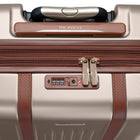 Ricardo Beverly Hills 29" Montecito 2.0 Hardside Upright Check-in Luggage - USB Port - Champagne-4 zippered pockets - Provide additional organized storage for smaller items, accessories, and travel essentials
