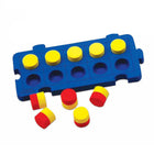 Learning Advantage Foam Ten Frames - Set of 4-Interlocking foam Ten Frames can be connected horizontally or vertically