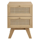 Modway Soma 2-Drawer Nightstand - Oak-Assembly Required