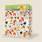 Millbrook Studios Gift Bags - Medium - Sports - 12 Pack (47529)-9" x 4" x 7"