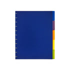 Cambridge Disc Dividers, Large  – 11" H x 8-1/2" W-Set of 5 poly dividers in assorted colours