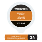 Van Houtte Breakfast Blend - Light Roast - K-Cup Coffee Pods - 24 Pack-Compatibility: contains genuine k-cup pods, engineered for guaranteed quality and compatibility with all Keurig k-cup coffee makers.