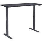 Motionwise - Bureau debout réglable en hauteur électrique de 60 - Noir-Assemblage du bureau en 15 minutes à peine