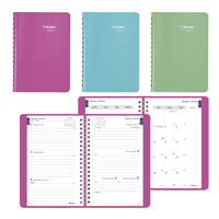 Blueline 2027 Weekly Planner - 8" x 5" - Assorted Colours - Bilingual-12-Month: January 2027 to December 2027