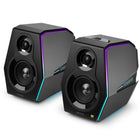 Hecate by Edifier G5000 Bluetooth Multi-Input Gaming Stereo Speakers with RGB Light Effect - Black-Three sound modes for gaming, movie, and music