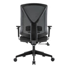 TygerClaw - Chaise de Bureau Dossier Mi-Haut en Maille Respirante avec Support Lombaire-Les accoudoirs peuvent être levés ou abaissés pour s'adapter parfaitement à votre corps et à la hauteur de votre bureau