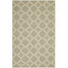 Modway Cerelia Moroccan Trellis Indoor/Outdoor Area Rug - 5 ft W x 8 ft L - Beige/Light Green-Moroccan Trellis Area Rug