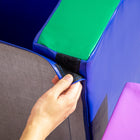 Qaba - Blocs d’escalade en mousse pour tout-petits, jeu doux - multicolore - ensemble de 7-Âge recommandé : 12 à 36 mois 