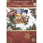 Mill Brook Studio Christmas Greeting Cards/Envelopes - 5-3/8" x 7-3/4" - Joyful Holiday - 18 Pack-Premium quality greeting cards