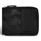 Champs - Portefeuille Zip Around en Cuir Camouflage - Noir-Portefeuille en cuir avec fermeture zippée, dans une boîte cadeau