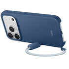 Beats Kickstand Case with MagSafe and Camera Control for iPhone 17 Pro - Bedrock Blue-To create the kickstand, an adaptor at the end of the lanyard slides open and attaches to a magnetic point on the side of the case