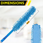 Gritt Commercial - Brosse flexible de 22 po avec manche en microfibre et chenille - Lot de 2-Capture et élimine facilement la poussière et la saleté