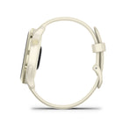 Garmin vivoactive 6 Smartwatch - Lunar Gold with Bone Band-SMART NOTIFICATIONS AND TEXTING - Receive emails, texts and alerts on your watch when paired with your iPhone or Android smartphone. With an Android phone, respond to texts with the on-watch keyboard, and view photos sent to you directly from your watch’s screen.