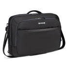Nextech Convertible Backpack Business Case with 17.3" Laptop Compartment - Black-Converts from a business case to a backpack with hidden shoulder straps for versatility