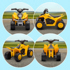 Qaba 6V Licensed Ride on Kids All Terrain Vehicle - Yellow-Top speed is 1.7 mph (2.8 km/h) to make sure safe driving 