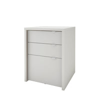 Nexera - Filière Chrono, 3 tiroirs, Blanc-2 tiroirs range-tout sur coulisses de métal