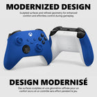 Xbox Wireless Gaming Controller - Shock Blue -New hybrid D-pad for accurate yet familiar input 