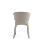 Manhattan Comfort Conrad 20.47" Mid-Century Modern Woven Tweed Upholstered Dining Chair - Wheat - Set of 2-21.26" L x 23" W x 30.71" H