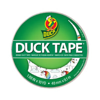 Duck Brand Printed Duct Tape - 1.88" W-Tears easily by hand for simple application