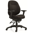 Staples ObusForme Professional Low Back Multi Tilter Office Chair - Petite Seat - Fusion Carbon Fabric - Black-Low back tilter chair with petite seat