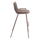 Zuo Desi Barstool - Brown/Walnut - Set of 2-3 year limited warranty
