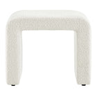 Modway - Simba Tissu Boucle Tabouret en cascade - Ivoire-7
