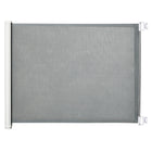 Pawhut Retractable Pet Safety Gate - Grey-Can fit openings less than 45.3"(115cm) – perfect for staircases, hallways and corridors