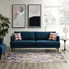 Modway Lavendula Triangle Mosaic Area Rug - 5 ft W x 8 ft L - Multicolored-Protect Floors From Traffic/Furniture