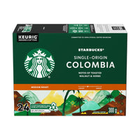 Starbucks Single-Origin Colombian Coffee K-Cup Pods - 24 Pack-K-Cup pods