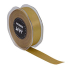 JAM Paper Double Faced Satin Ribbon - 7/8" W x 25 yd. - Gold-Size: 0.875" x 25 yards