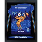 Houston 2026 FIFA World Cup - Photoglass Framed - 20" x 26"-Officially licensed FIFA World Cup 2026 host city poster