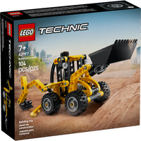 LEGO Technic Backhoe Loader - 104 Pieces-Construction toy with fun features for kids aged 7 and up