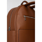 Design Lambert Inc The Miles Leather Backpack - Affogato-Inner zipped pocket