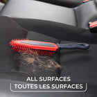 Vileda Pet Pro Hair Remover Brush - Red-Versatile for all pet zones: great on furniture, couches, chairs, carpets, pet beds, cat trees, car interiors, and more