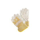 Zenith Safety - Gants D'Ajusteur De Qualité Standard, T-Grand, Paume En Cuir Fleur De Vache, paquet de 24-Matériau du poignet Caoutchouté