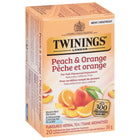 Twinings Peach and Orange Tea - 20 Pack-Each teabag is individually wrapped to maintain freshness