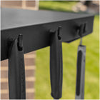 Blackstone - 36" Gril original forgé avec capot en fer-Système de rail de tablette latérale et bac de rangement pour rail