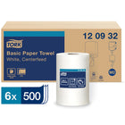 Tork Advanced Soft Centrefeed Hand Towel - 2-Ply - White - 500 Sheets/Roll - 6 Pack-High quality and high absorbency, means fewer towels used and enhanced patron experience.
