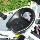 Qaba - Tricycle poussette 6 en 1 pour bébé avec panier et canopée - rose-Couleur : Rose, Blanc 