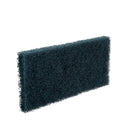 3M Doodlebug Blue Scrub Pads - 4.6" x 10" - 10 Pack-Pads are reversible and will not be significantly affected by water, detergents, or cleaners normally used on floor maintenance