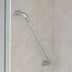 BIOS Living Chrome Grab Bar - 61 cm-The knurled chrome finish increases grip and support