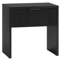 Hudson&Canal Kenslow 24" Nightstand - Black Grain-Modern contemporary design for your bedroom, guest suite, or anywhere you need a little extra storage