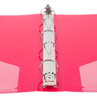 JAM Paper - Classeur en plastique de 2 -5 cm - rose fuchsia - 3 anneaux-Ce porte-documents est un incontournable pour tous vos projets, devoirs, mémos, travaux scolaires et tout autre document important qui doit être conservé en sécurité.