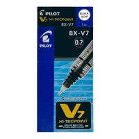 Pilot Hi-Tecpoint V7 Rollerball Pens – Fine Point – Black – 12 Pack  -Innovative liquid ink technology for exeptionally smooth writing