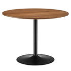 Modway Amuse 40" Dining Table - Black Walnut-Modern Dining Table